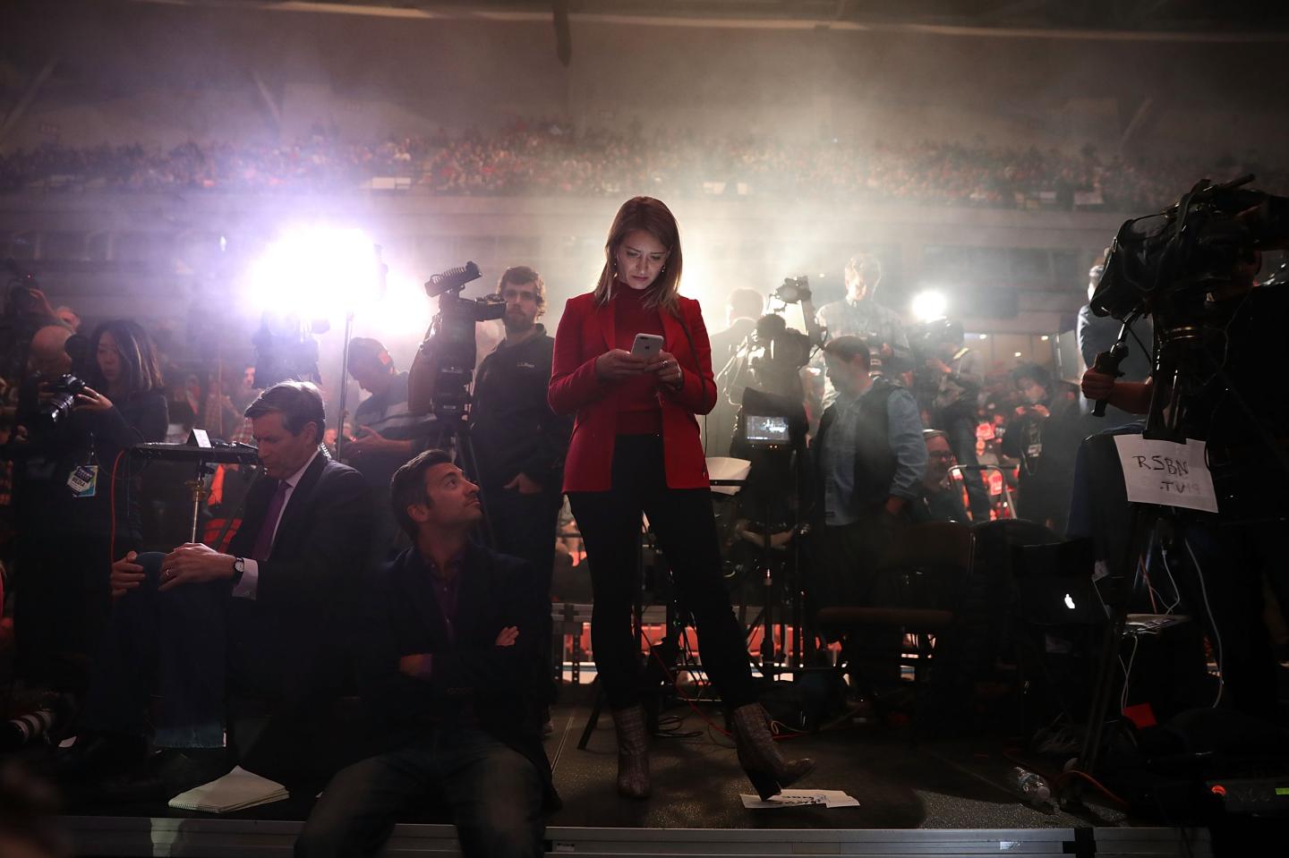 Republican Presidential Nominee Donald Trump Holds Rally In New Hampshire On Eve Of Election