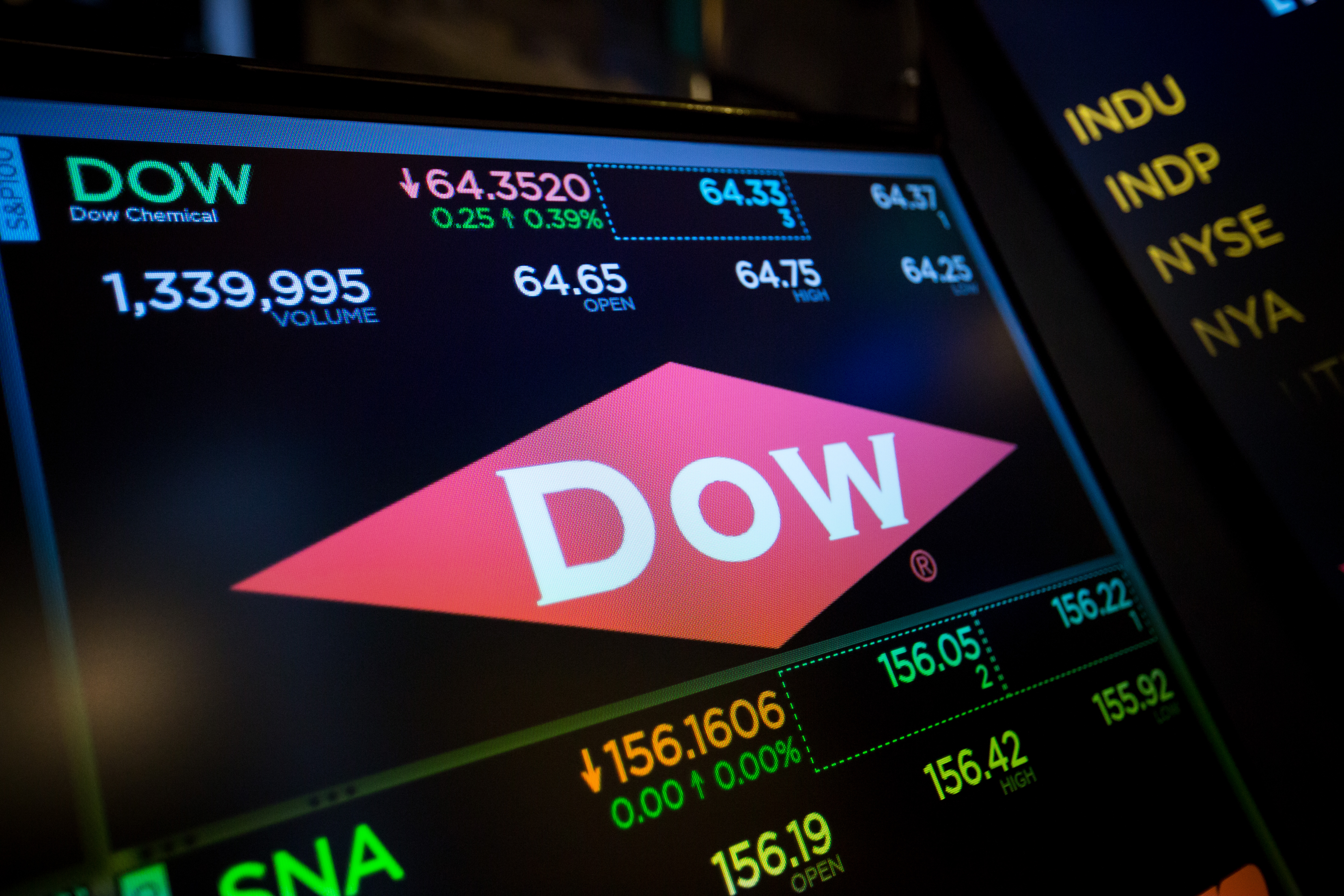 Trading On The Floor Of The NYSE As U.S. Stocks Slide, Dollar Lower On Growth Concern