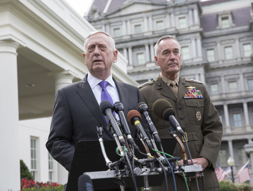 Secretary Mattis Holds News Conference Regarding Situation In North Korea