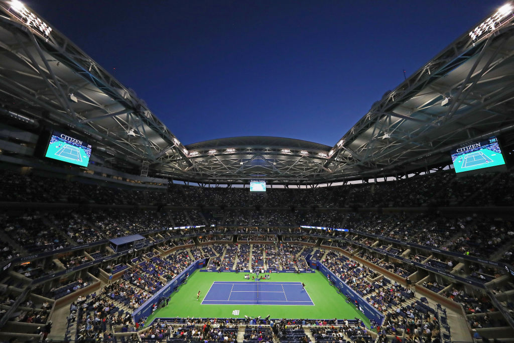 on Day Eleven of the 2017 US Open at the USTA Billie Jean King National Tennis Center on September 7, 2017 in the Flushing neighborhood of the Queens borough of New York City.