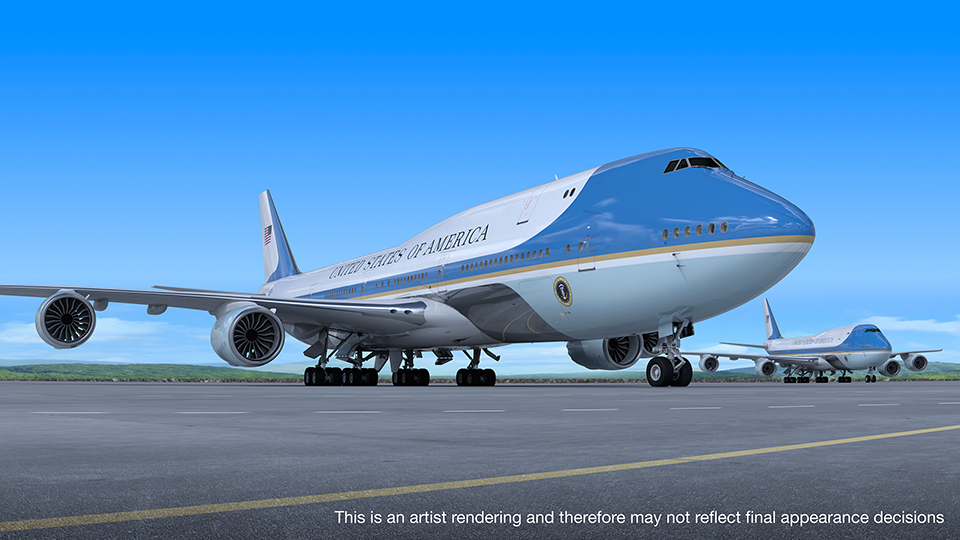 Boeing Air Force One (747-8) rendering
