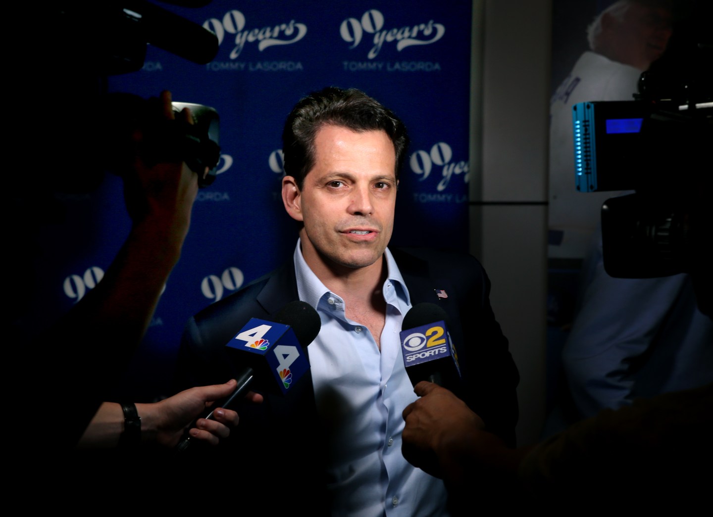 Anthony Scaramucci at Tommy Lasorda's 90th Birthday Celebration at The Getty Center on September 24, 2017 in Los Angeles, California.