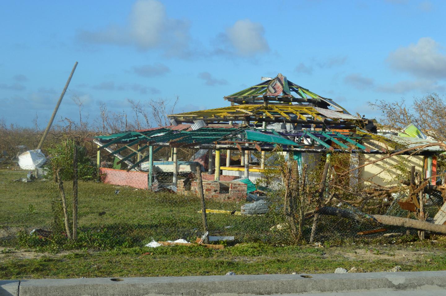 Hurricane Irma damage in Turks & Caicos