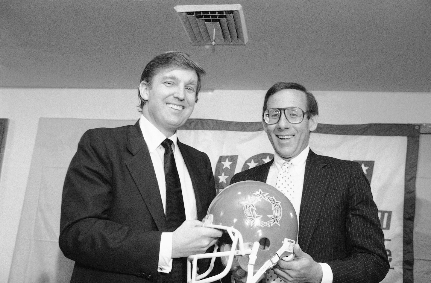 Donald Trump and Steve Ross
