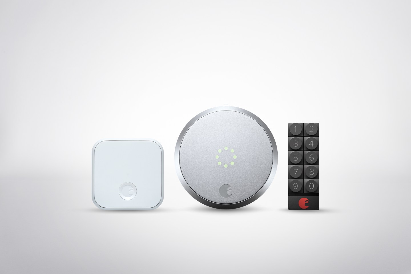 August Smart Lock Pro siler with Connect Keypad