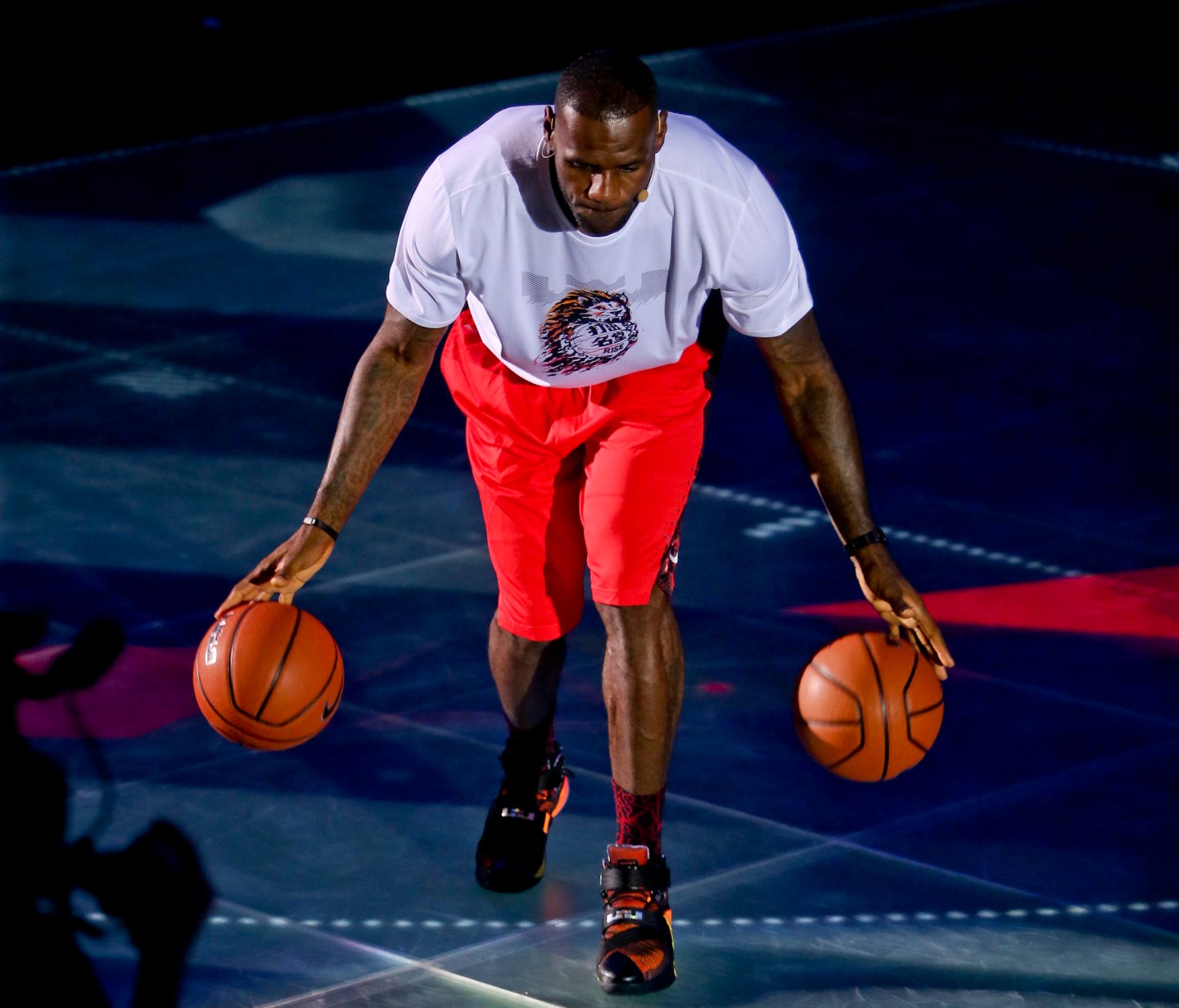 LeBron James Visits Shanghai