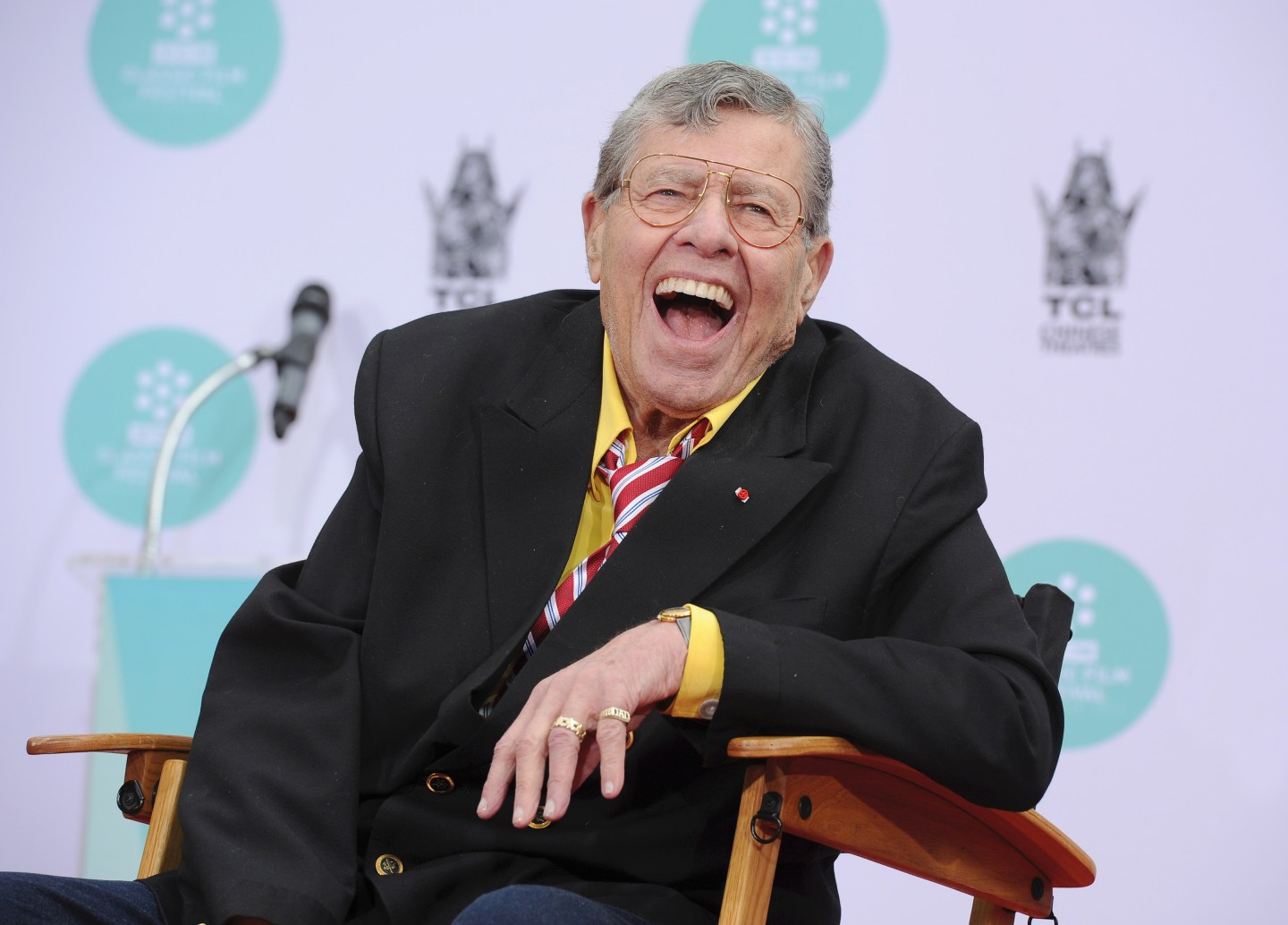 TCM Classic Film Festival - Jerry Lewis Hand And Footprint Ceremony