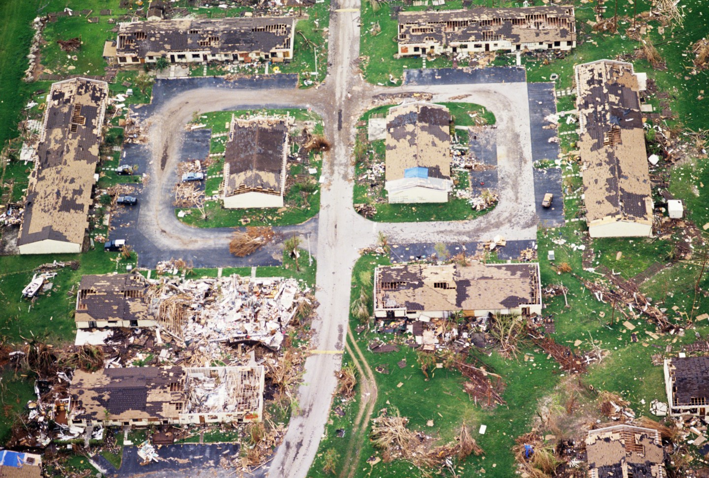 Devastation Following Hurricane Andrew