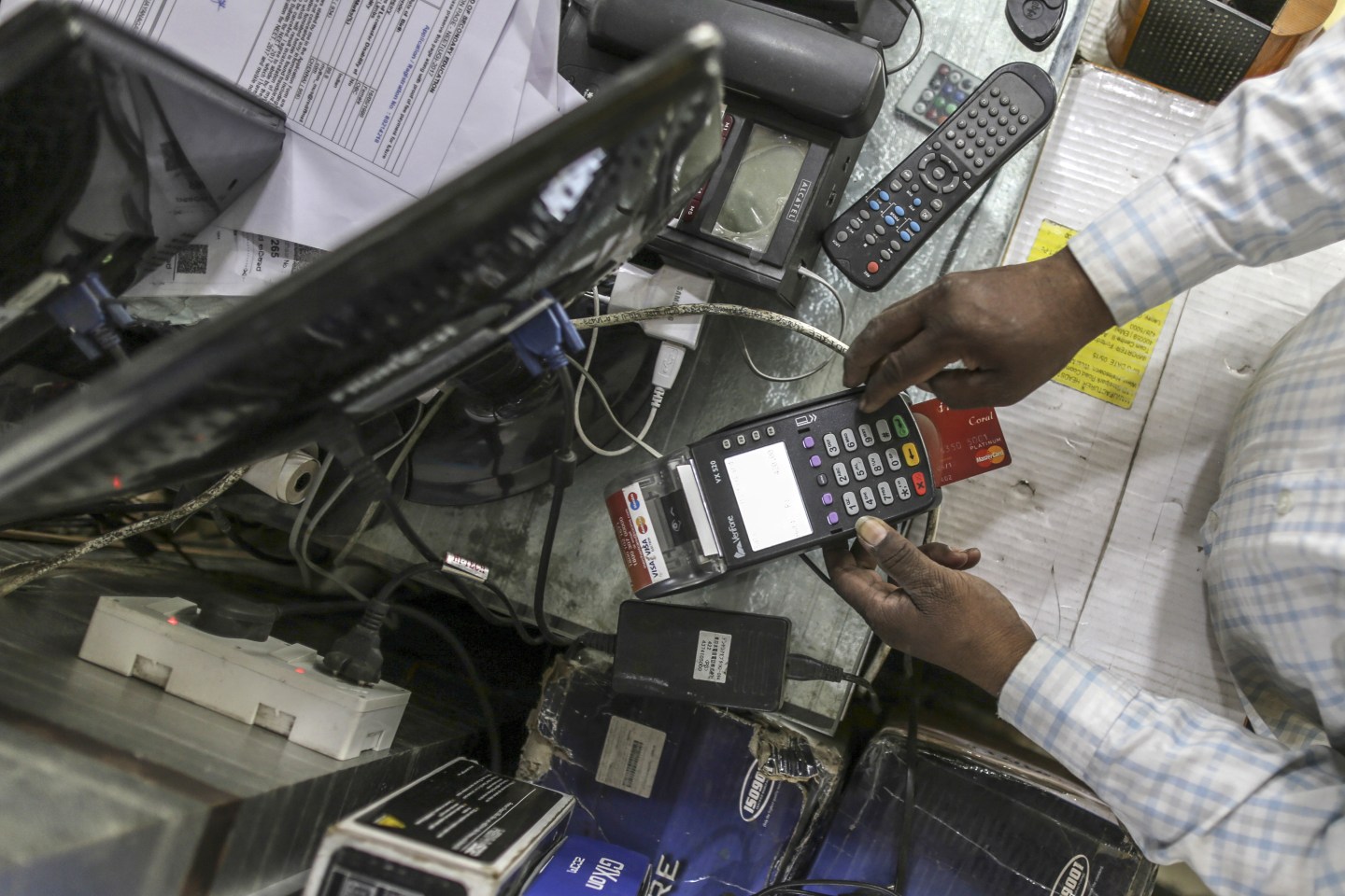 Digital Payment Imagery As Governments Push For E-Payments Continues