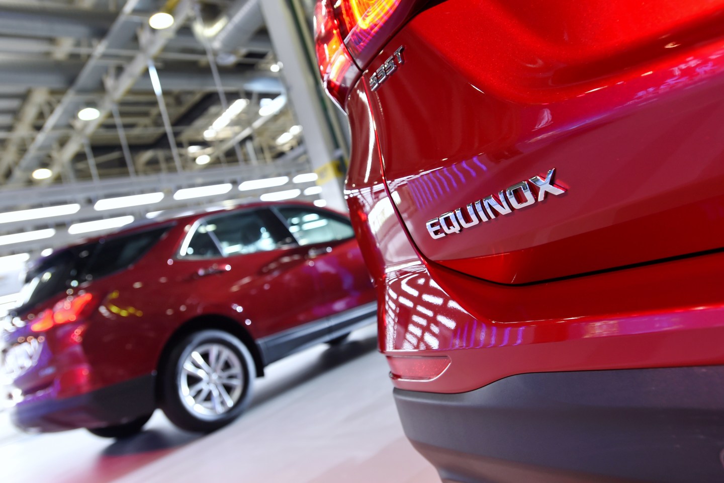 GM Chevrolet Equinox SUVs Roll Off Production Line In Wuhan