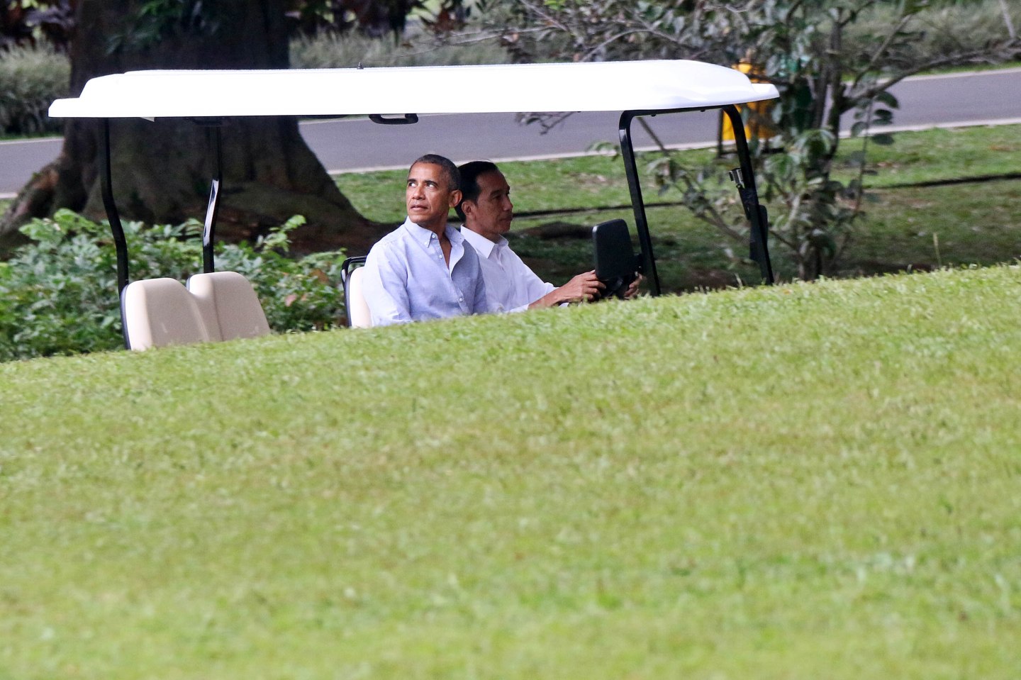 Barack Obama Meets Joko Widodo In Indonesia