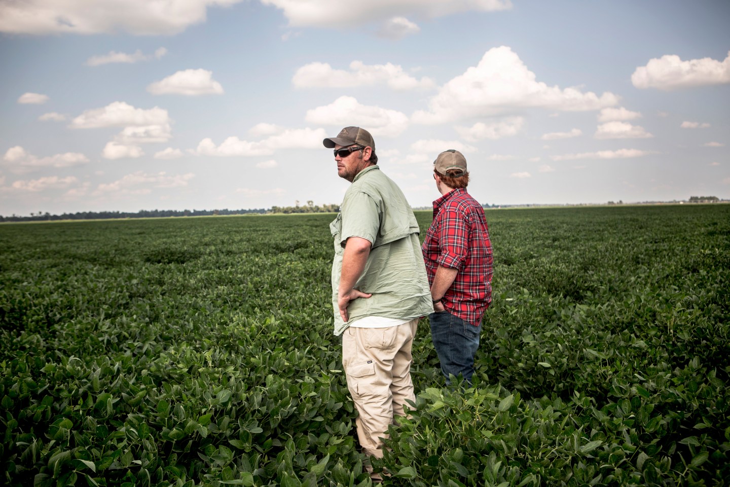 MISSISSIPPI COUNTY, AR - August 9, 2017: Brian Smith and his co