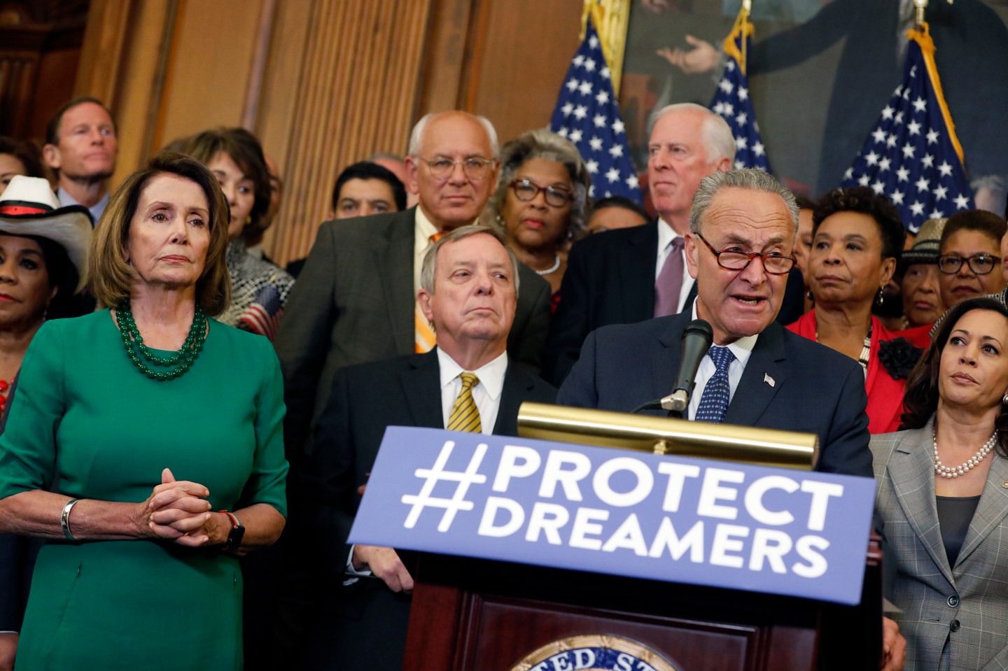 Schumer, Pelosi Lead Democrats' Call For GOP Lawmakers To Stand Up To President On Decision To End DACA