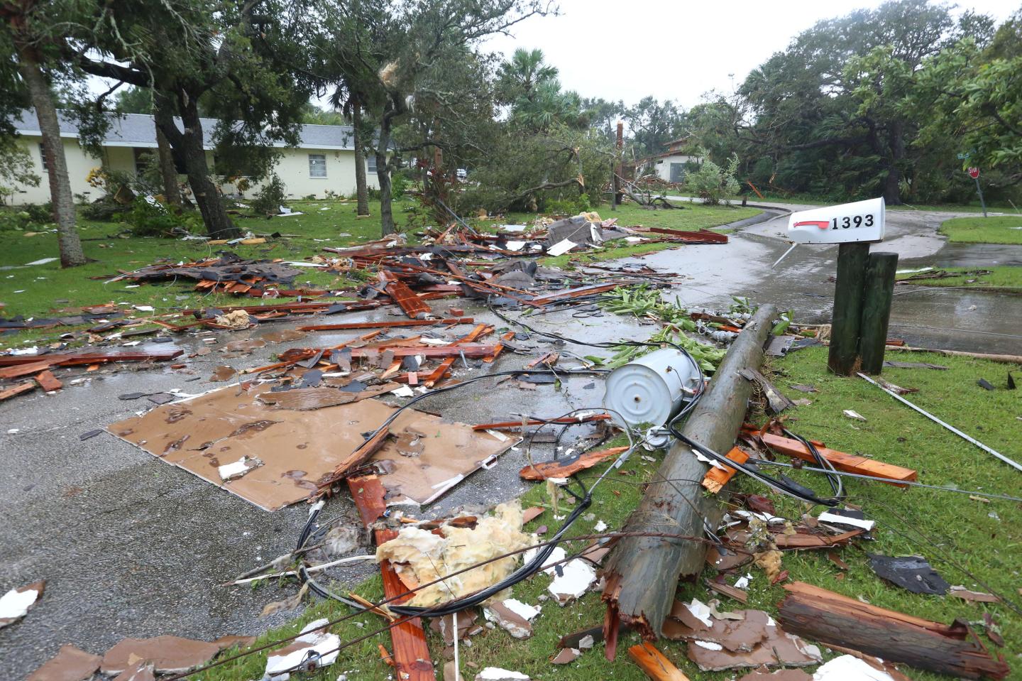 Hurricane Irma arrives in Florida