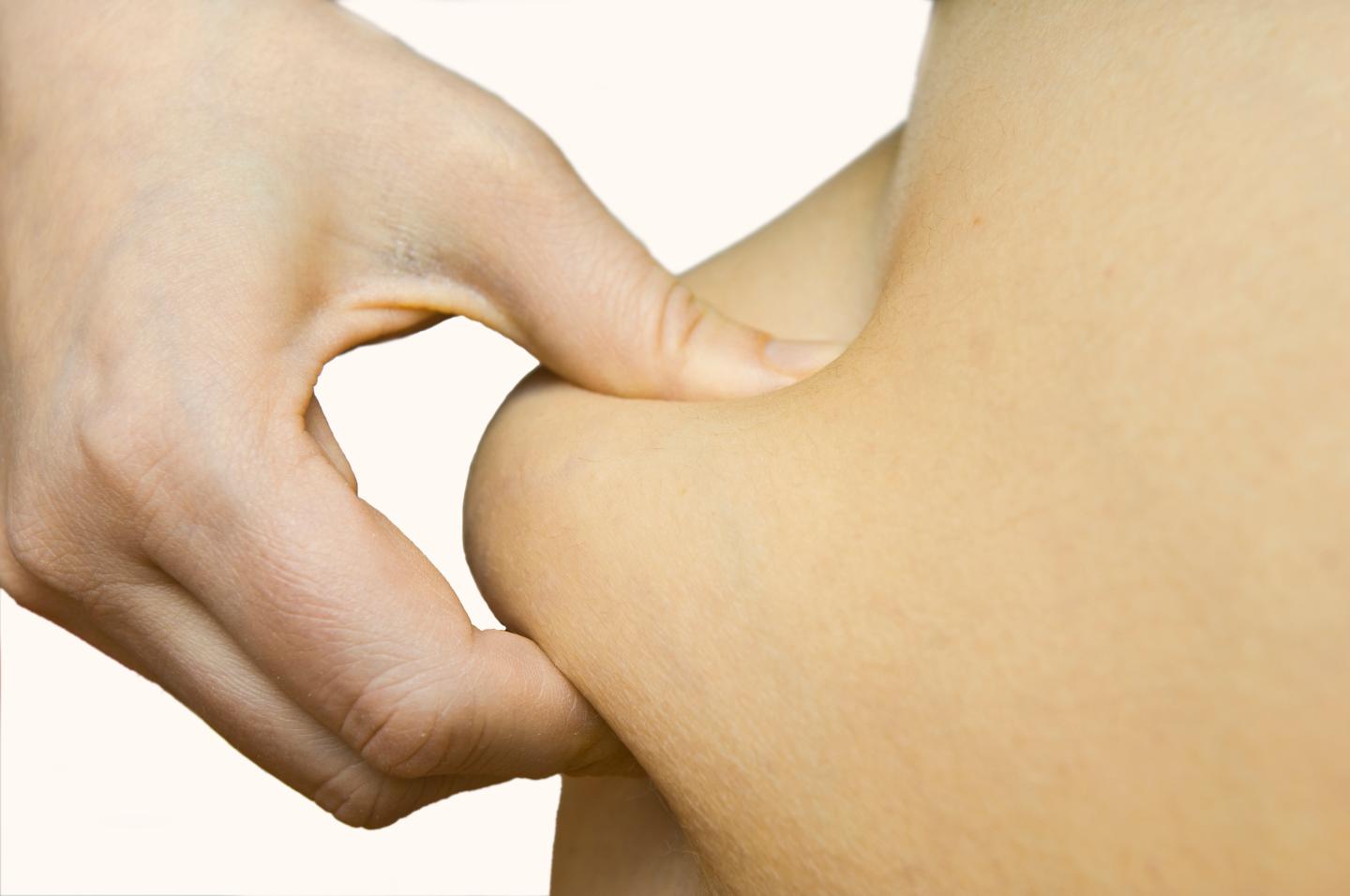 hand is measure the bodyfat