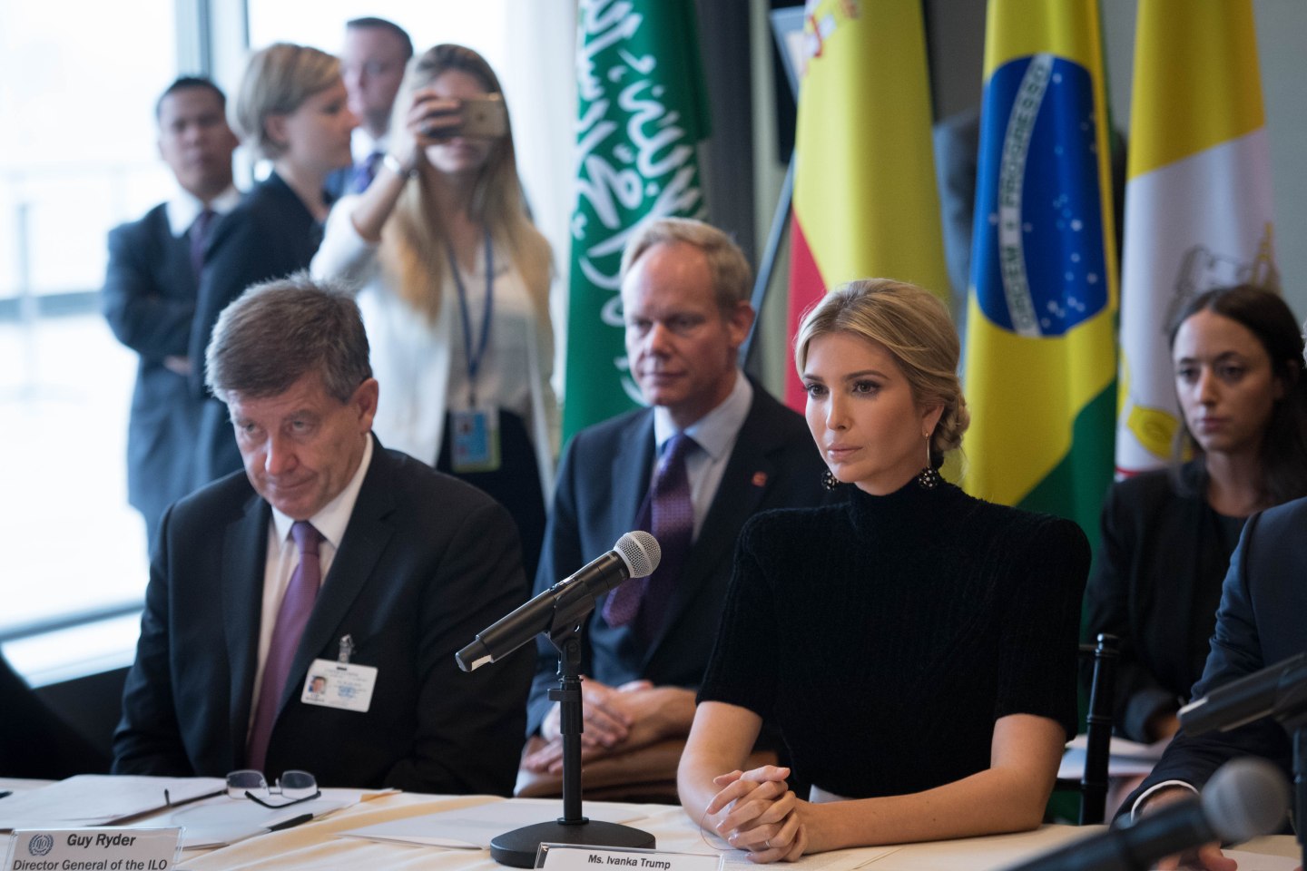 Theresa May visits the US