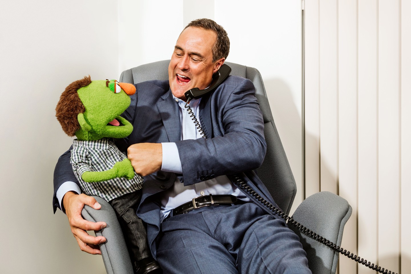 Doug Lebda and Lenny of Lending Tree