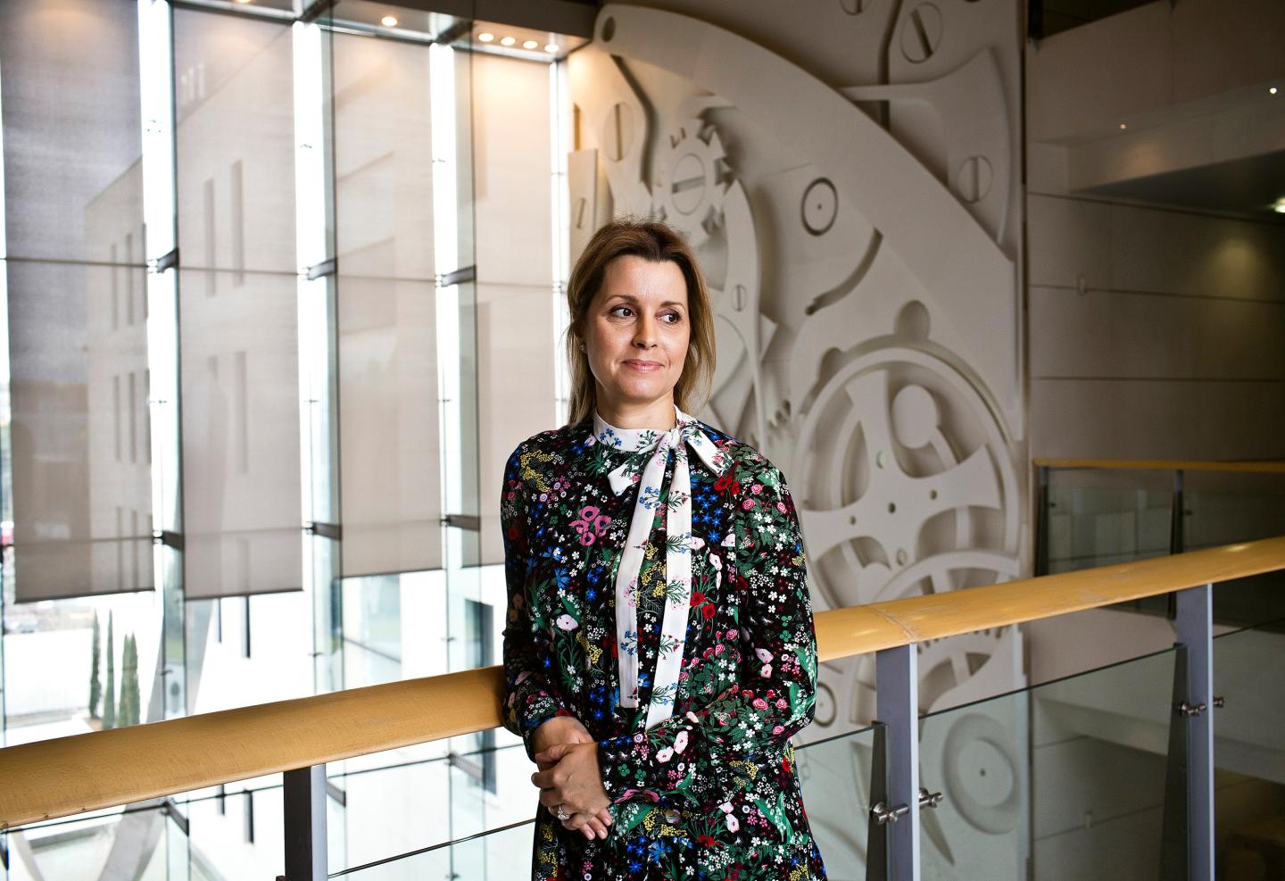 Sandrine Stern, head of creation at Patek Philippe, at the brand’s headquarters in Plan-les-Ouates, Switzerland.