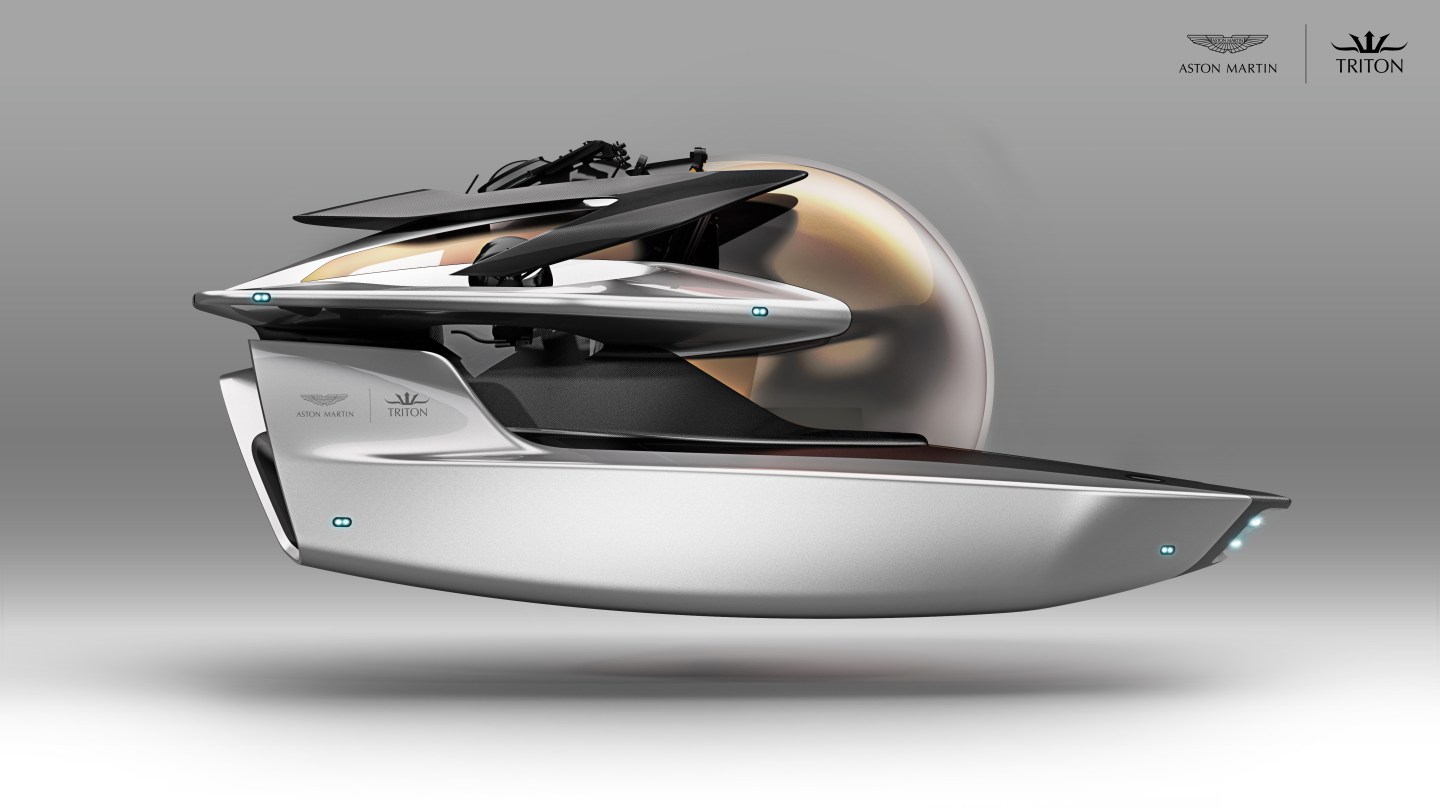 Aston Martin’s New Submarine Is James Bond-Worthy