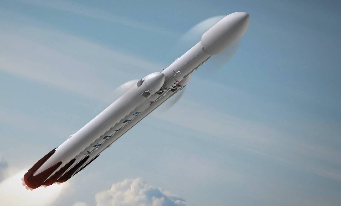 spacex falcon heavy illustration