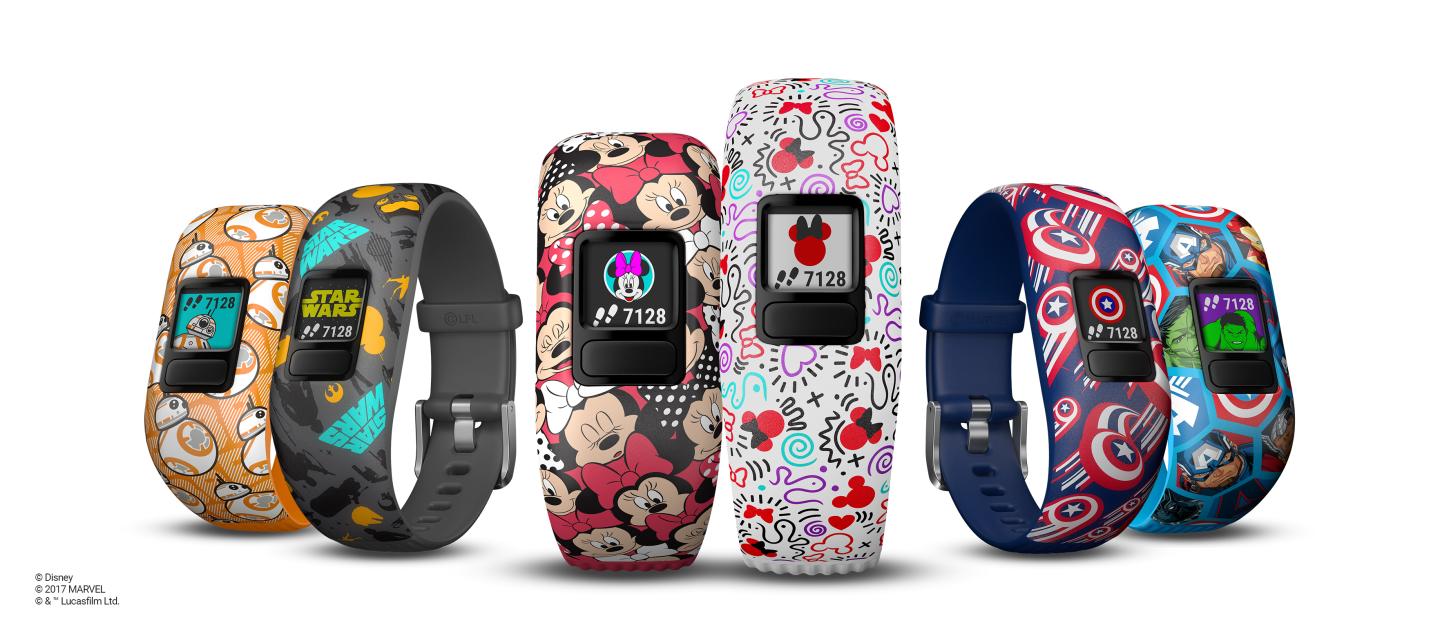 Garmin’s New Fitness Trackers for Kids Feature Star Wars and Marvel Characters