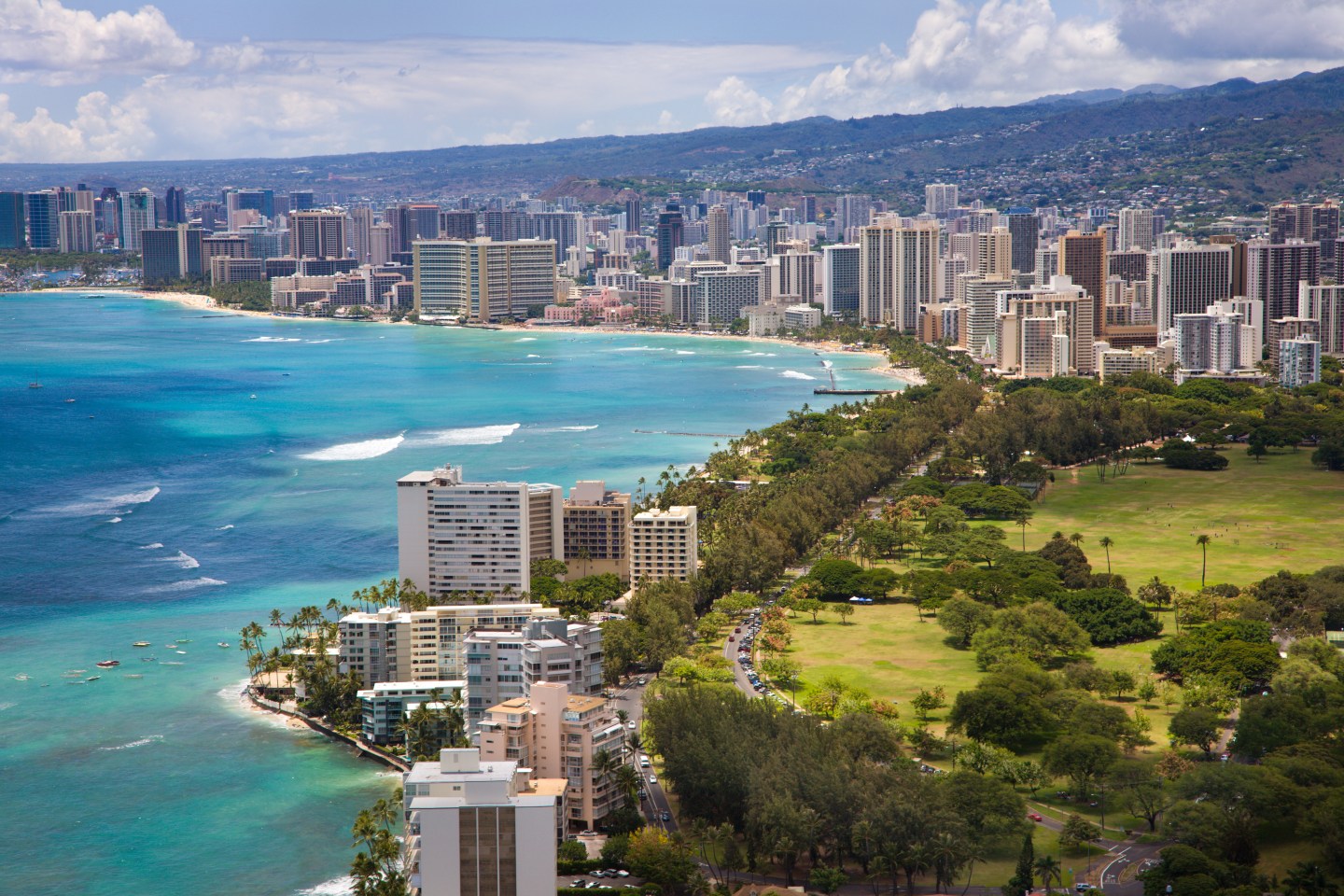 Hawaiian skyline