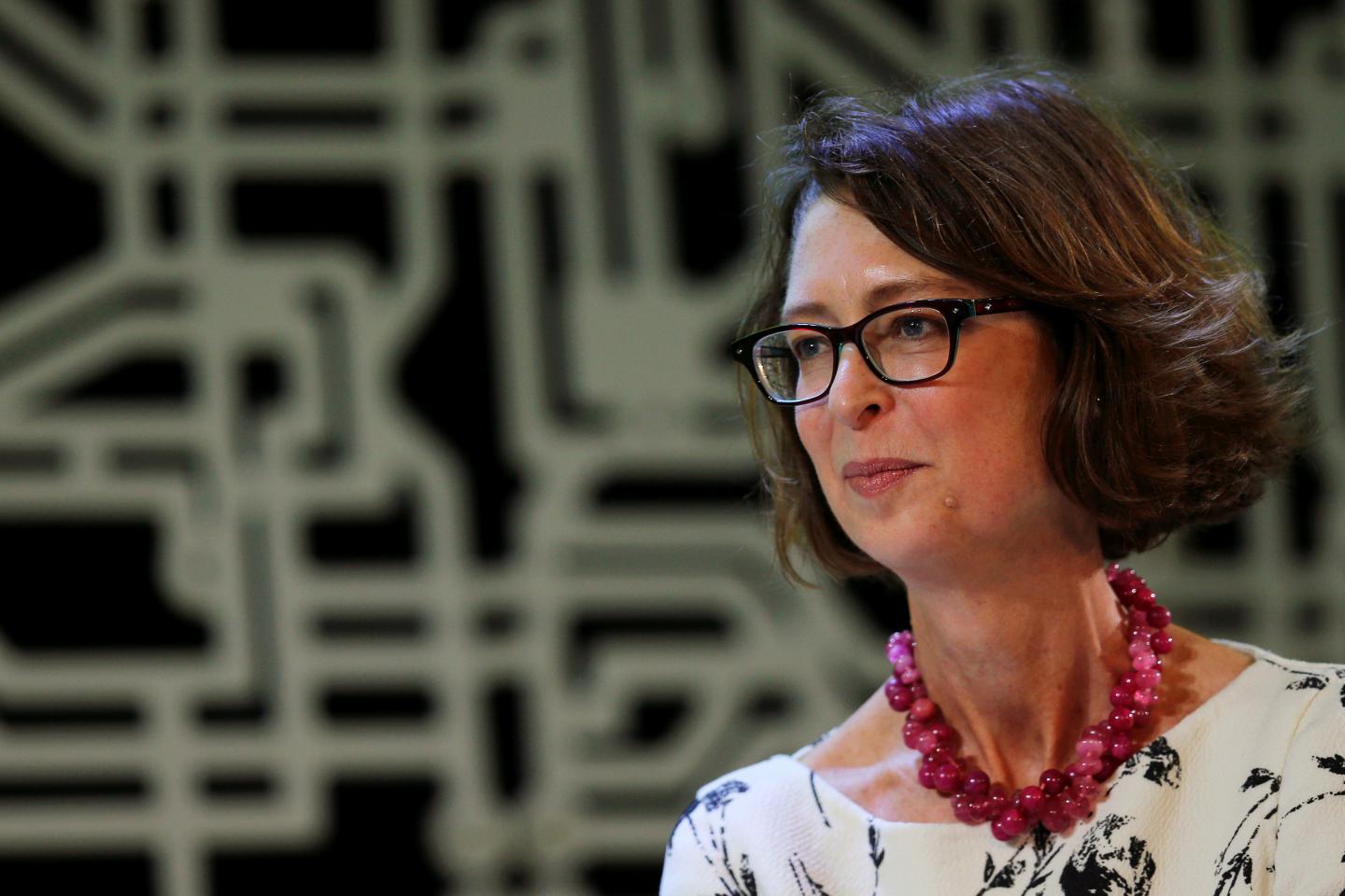Fidelity Chairman and CEO Abigail Johnson interviews founder of Bloomberg L.P. and former New York City Mayor Michael Bloomberg about innovation at the Boston-based HubWeek in Boston