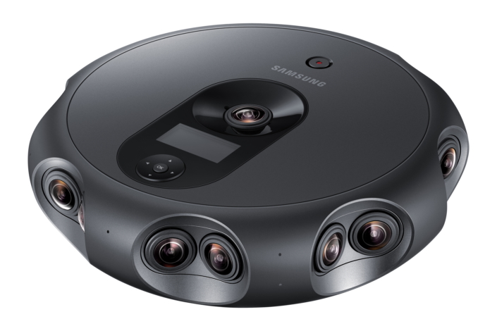 Samsung's 360 Round 4K-capable virtual reality camera.