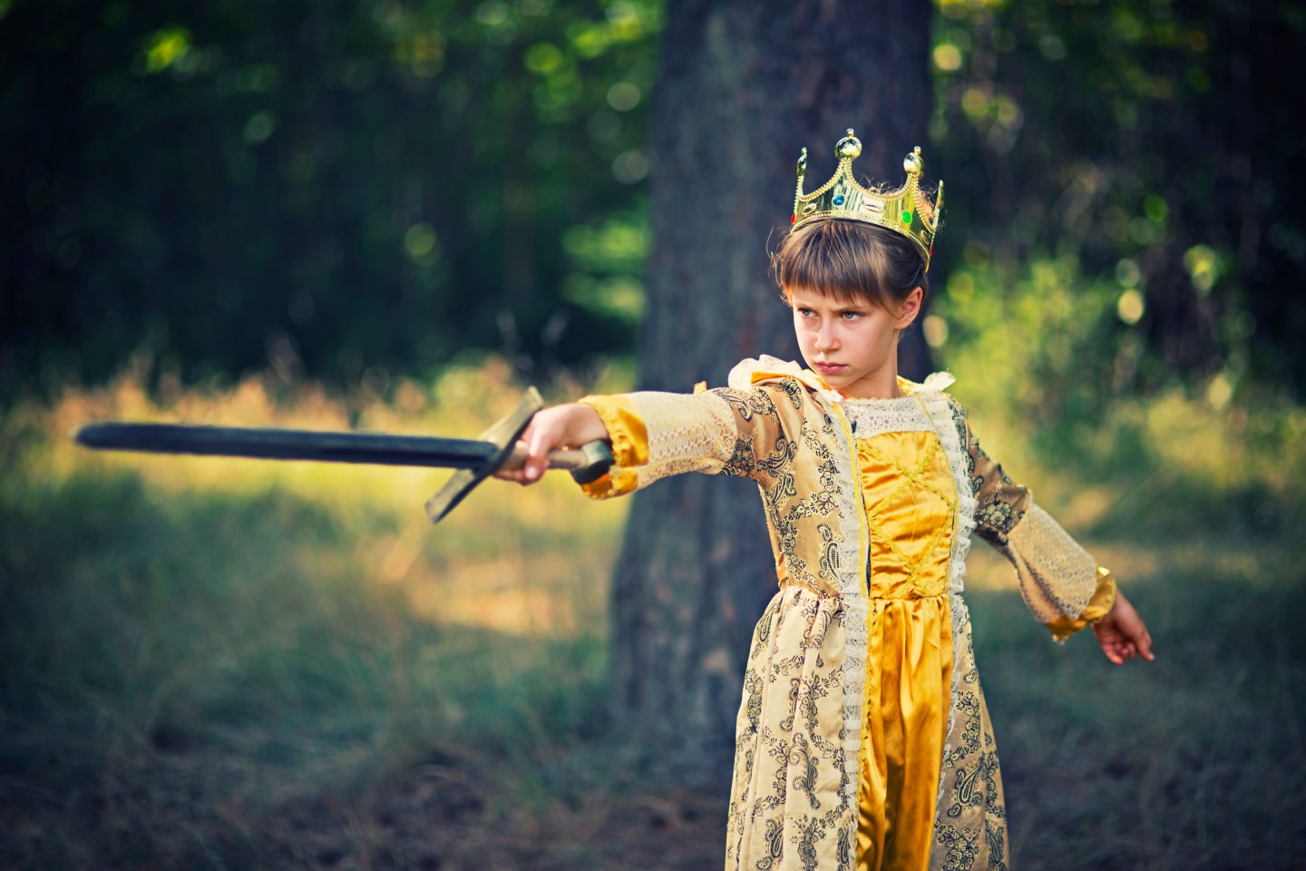 Little princess that does not need saving