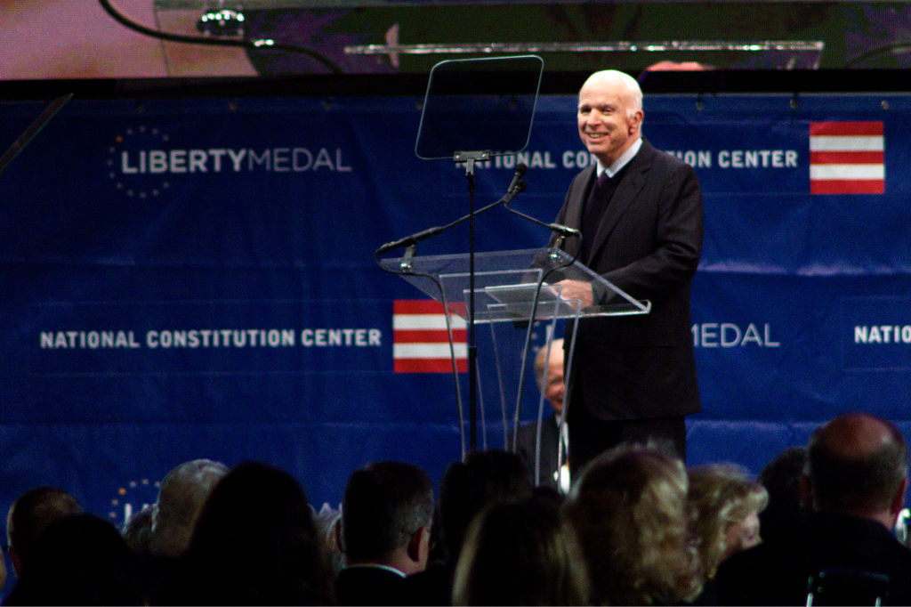 John McCain Honored With Liberty Medal For A Lifetime Of Service