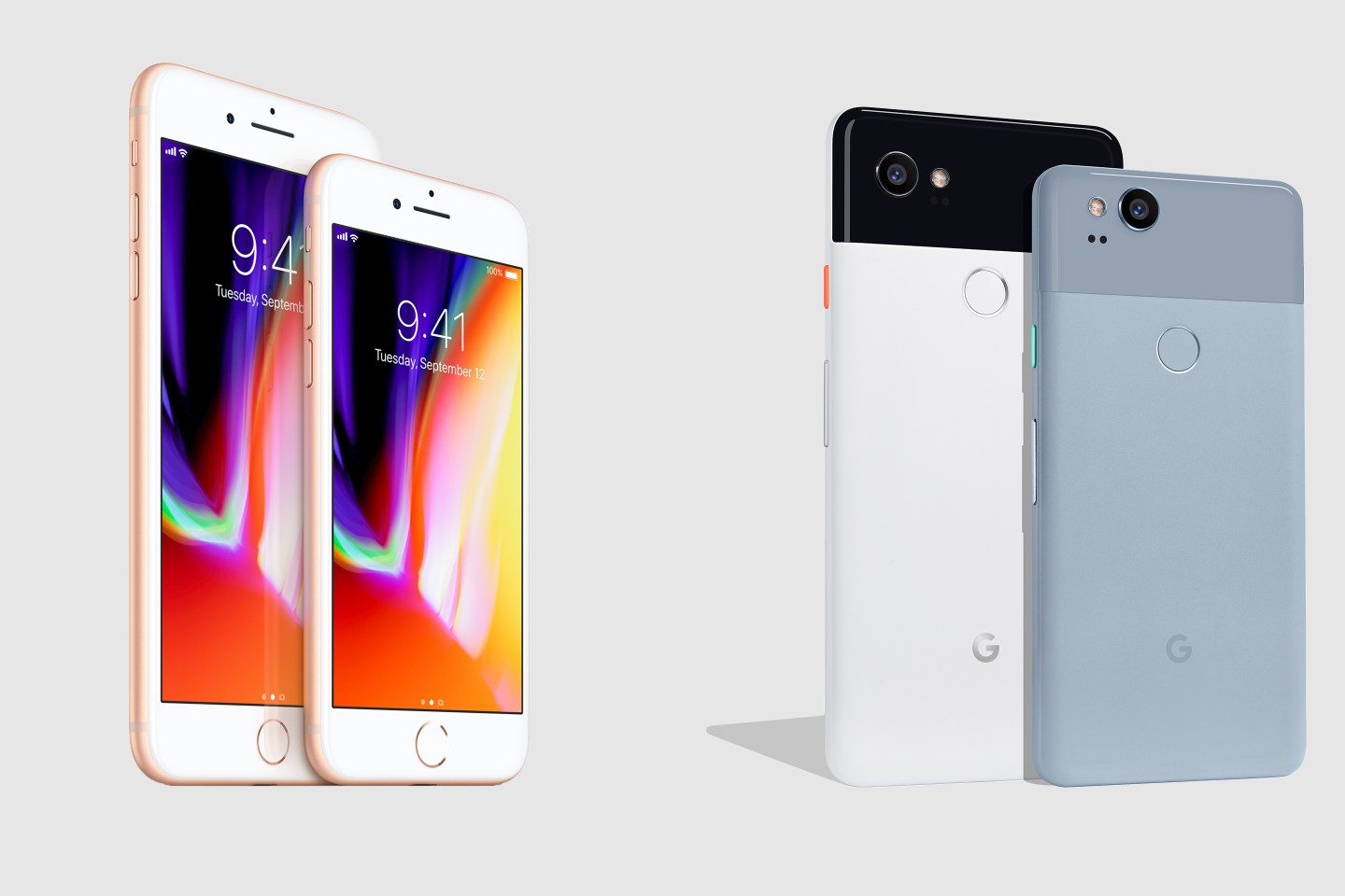 How Does the Google Pixel 2 Compare to Apple’s iPhone 8, iPhone 8 Plus, and iPhone X?