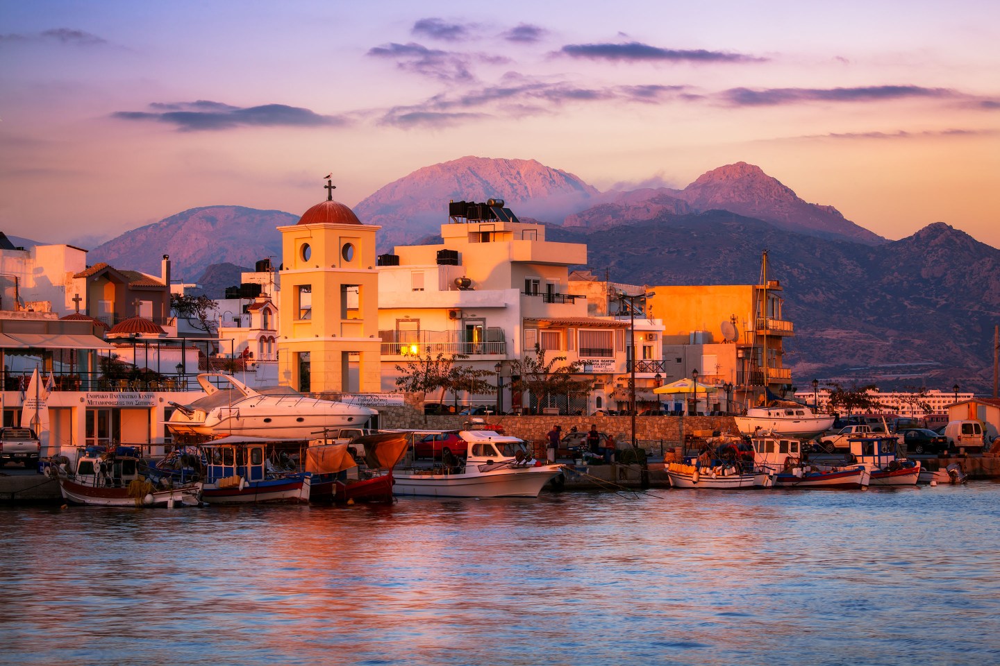 Sunset at Ierapetra, Crete, Greece