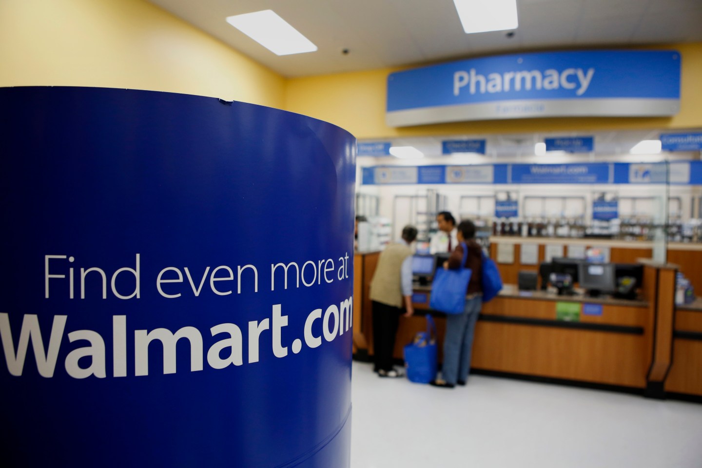 Views Of Shoppers And Products During A Wal-Mart Store Grand Opening