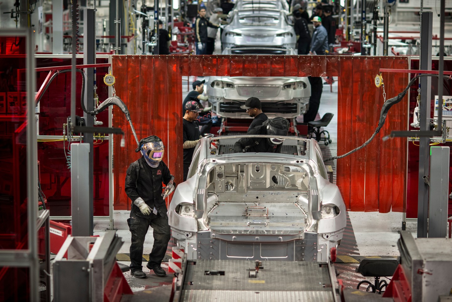 Tesla Car Factory Fremont, California