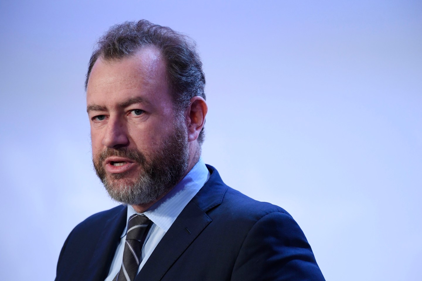 Julien de Rosa / IP3 . Dan Ammann General Motors' corporate officer speech during a press conference about the acquisition by PSA of General Motors' European subsidiary, which includes the Opel and Vauxhall brands, on March 6, 2017 in Paris. French carmaker PSA announced on March 6, 2017 the acquisition of General Motors' European subsidiary, which includes the Opel and Vauxhall brands, for 1.3 billion euros ($1.38 billion).