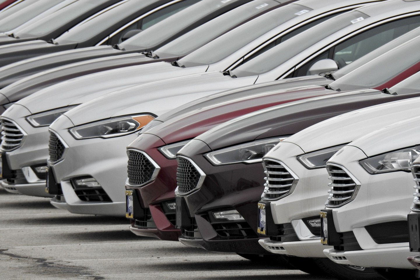 Inside A Car Dealership As Total Vehicle Sales Figures Are Released