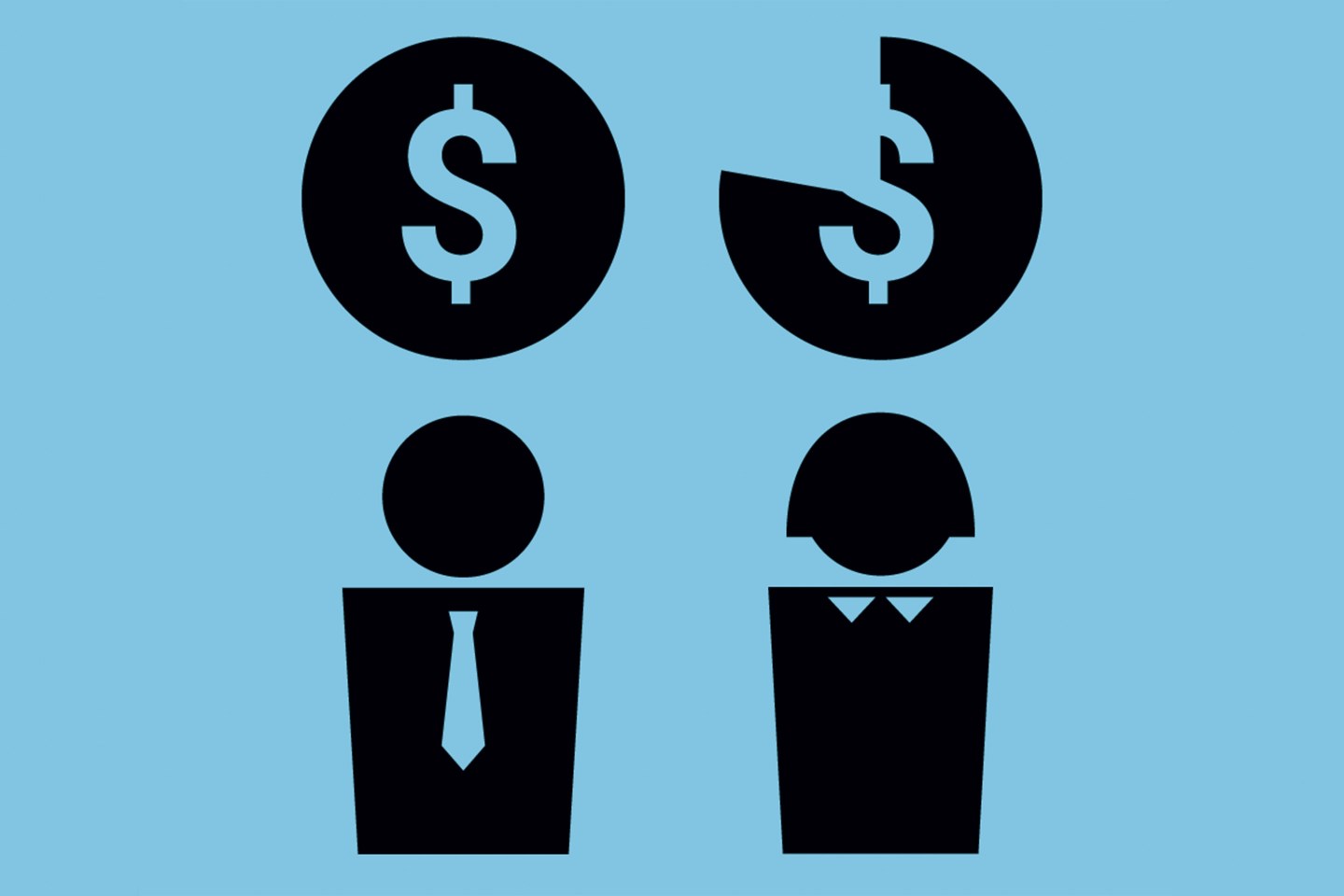 office workers pay gap