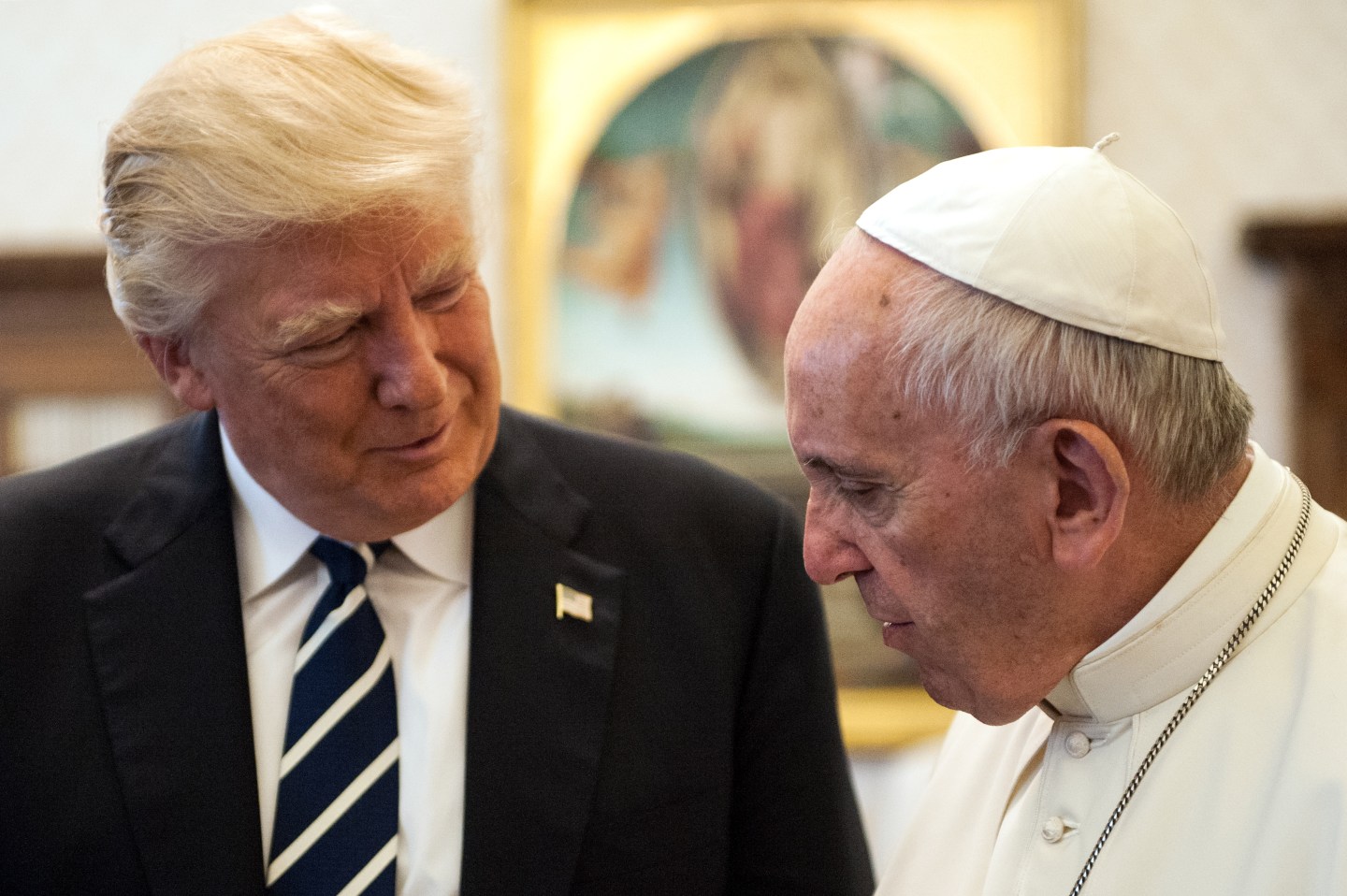 Pope Francis Meets USA President Donald Trump