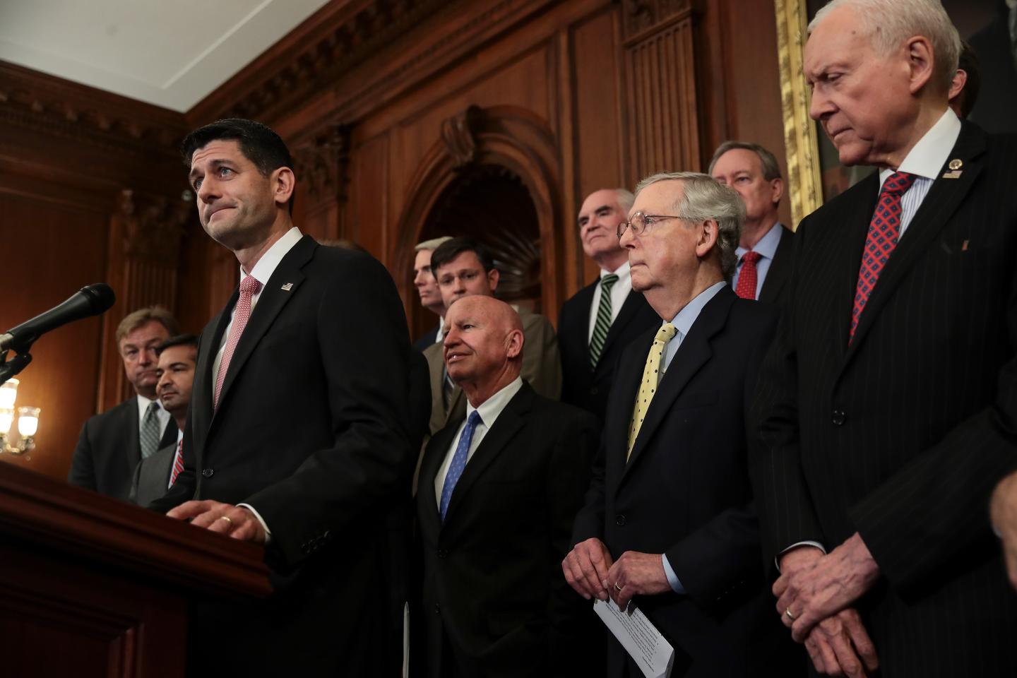 House And Senate Republican Leaders Release Tax Reform Plan