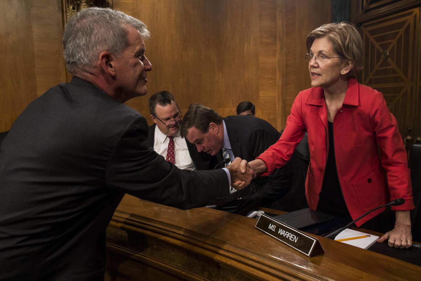 Wells Fargo &amp; Co. CEO Timothy Sloan Testifies Before The Senate Banking Committee