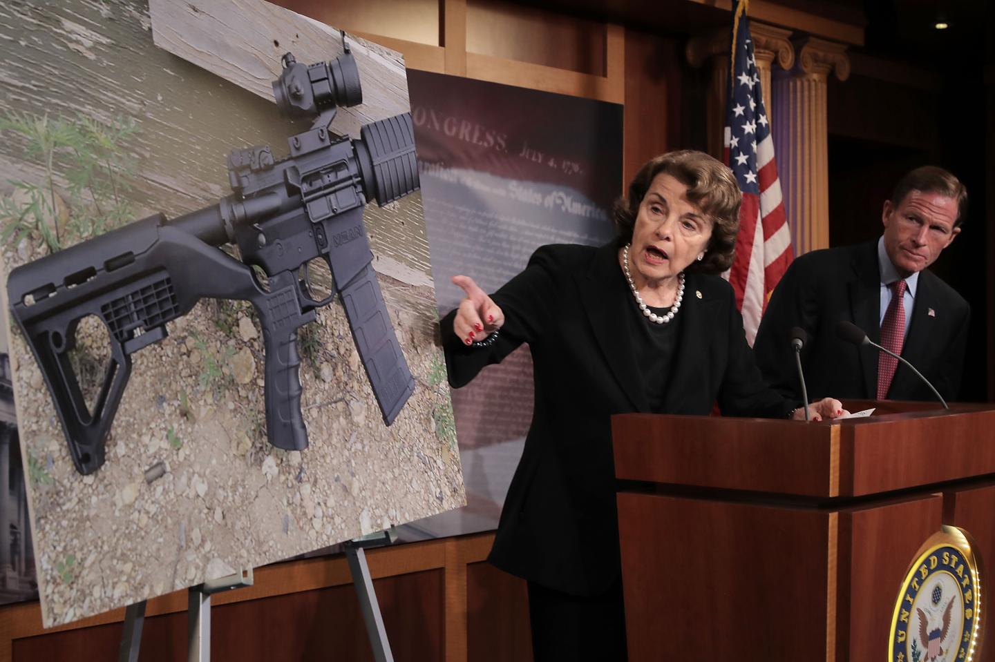 Sen. Feinstein Introduces Bill To Ban Devices To Make Weapons Fully Automatic