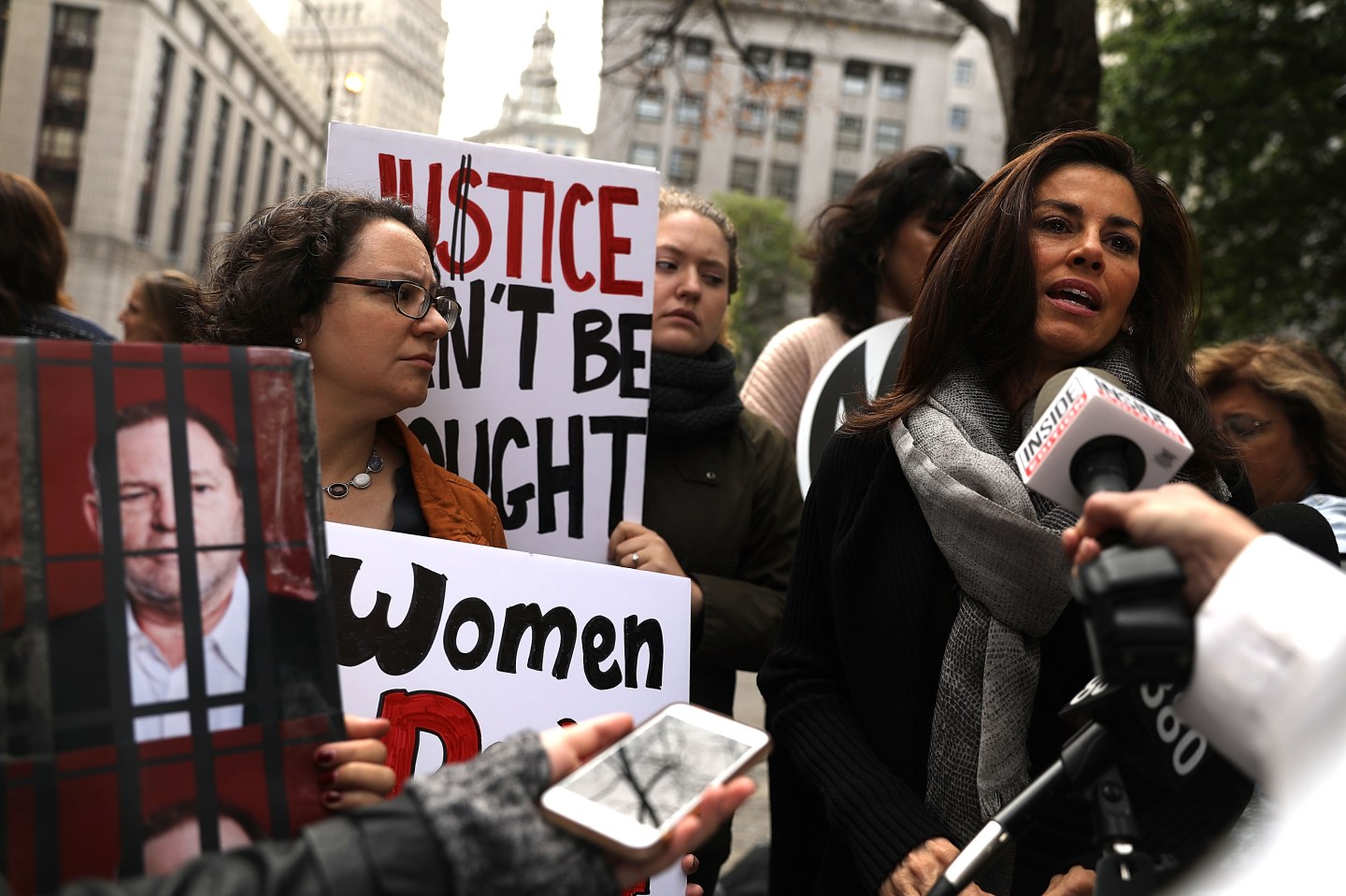 NOW Protests Manhattan DA's Decision Not To Prosecute Harvey Weinstein