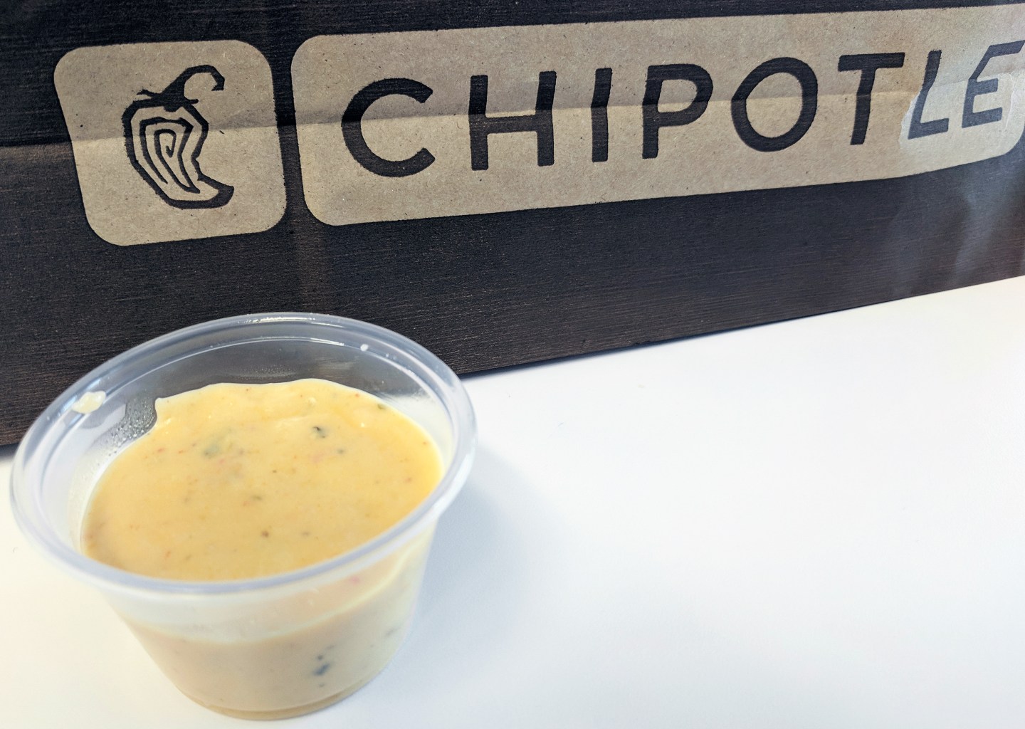 Chipotle Mexican Grill's new "queso" cheese topping pictured in San Francisco
