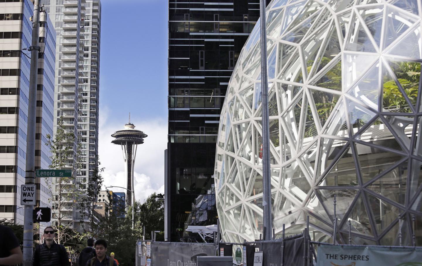 Amazon-New HQ-The Downside, Seattle, USA - 11 Oct 2017
