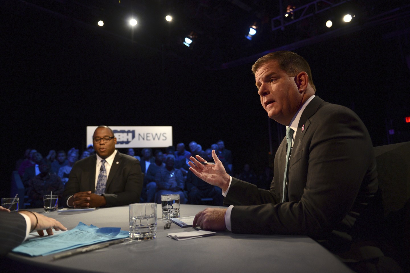 Mayoral debate at WGBH Studios, Boston, USA - 24 Oct 2017