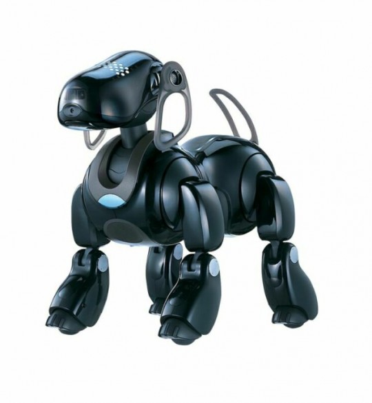 Sony's Aibo ERS-7, released in 2003 at a price of $1,600.