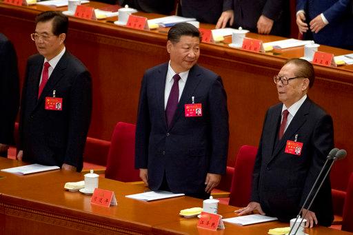 Hu Jintao, Xi Jinping, Jiang Zemin