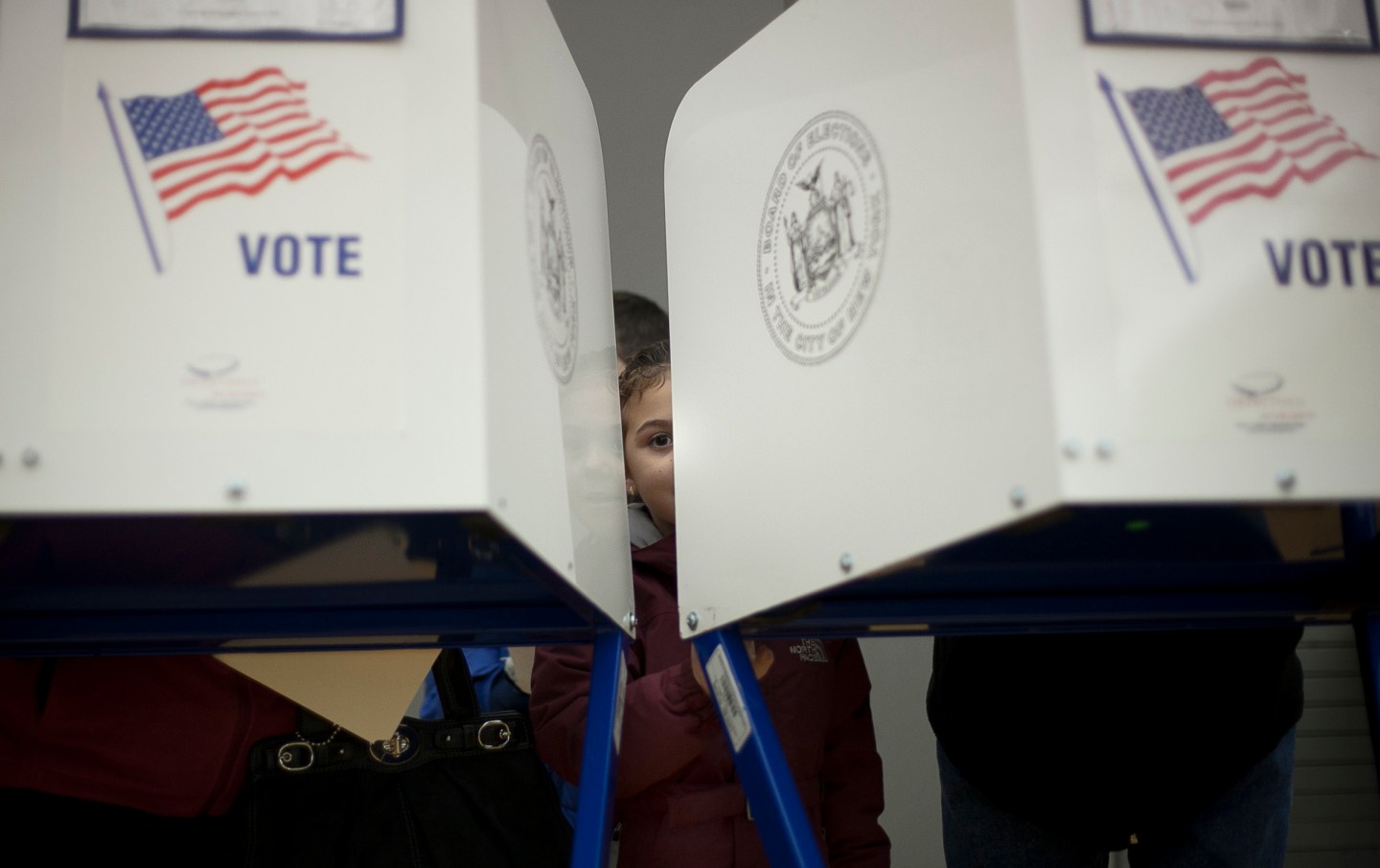 Voters Affected By Superstorm Sandy Go To The Polls