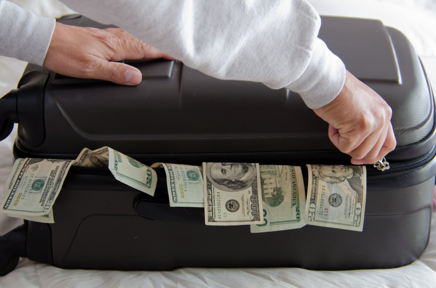 A Suitcase Full of Money