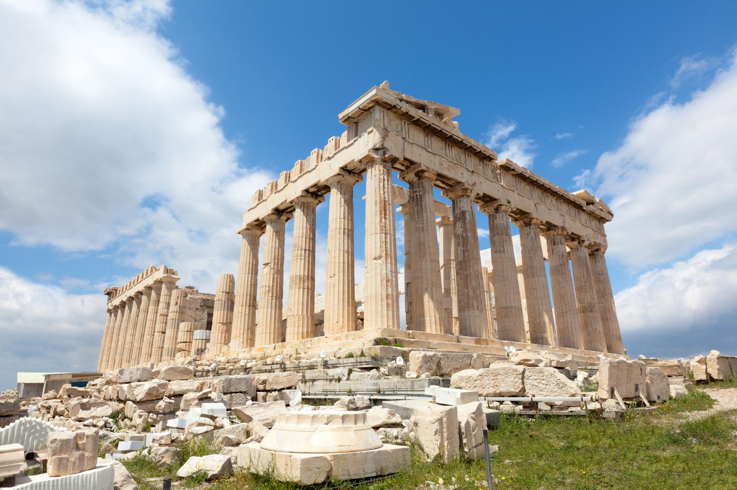 Greece. Parthenon Without Scaffolds.